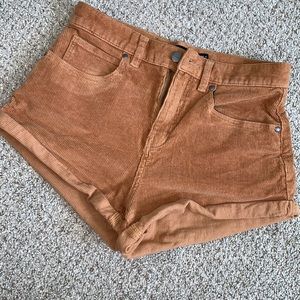 Corduroy shorts